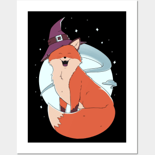 Witch Fox Posters and Art